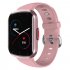Hw13 Smartwatch Heart Rate Monitor 3d Dynamic Split Screen Display Fitness Band Waterproof Smart Watch Pink