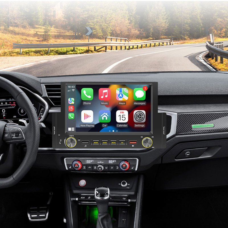 Car Mp5 Player 6.2 Inches Mp4 Radio Bluetooth Usb Interface for Android-auto iOS Carplay 