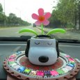 Solar Powered Cartoon Snoopy Dancing Car Toys