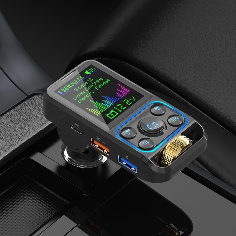 Fm Transmitter Wireless Car Handsfree Bluetooth Mp3 Player 
