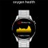 I29 Smart Bracelet Heart Rate Blood Pressure Blood Oxygen Monitor Music Control Bluetooth compatible Call Sports Pedometer Smartwatch black steel belt