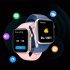 I7 Pro Max Series 7 Smart Watch Ip67 Waterproof Bluetooth compatible Call Heart Rate Monitor Sports Watch black