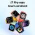 I7Pro Max IWO13 PRO Smart Watch 1 8   Full Touch Screen Bluetooth Call Heart Rate Blood Oxygen Monitor IP67 Waterproof Smartwatch red