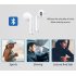 I7S Tws Wireless Bluetooth Headset With Charging Compartment Power Capacity Display Earphones Black