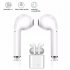 I7S Tws Wireless Bluetooth Headset With Charging Compartment Power Capacity Display Earphones White
