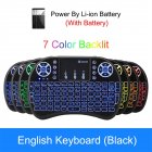 I8 Air Mouse Mini Wireless Keyboard Colorful Luminous Rgb Keyboard