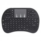 I8 Air Mouse Wireless Remote Keyboard Portable Wireless Keyboard With Adjustable DPI Touchpad Keyboard Comfortable Typing Experience For TV Laptop Computer Gamer black