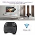 I8 Air Mouse Wireless Remote Keyboard Portable Wireless Keyboard With Adjustable DPI Touchpad Keyboard Comfortable Typing Experience For TV Laptop Computer Game