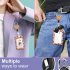 ID Badge Holder With Lanyard Retractable Badge Reel Clip ID Protector Bage Clips For Nurse Doctor Teacher Student E