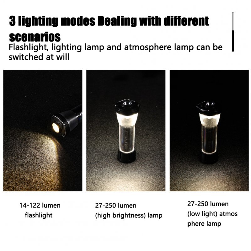Outdoor Led Mini Flashlight Portable High Brightness Camping Hiking Emergency Light 