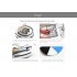 ILIFE V5S Pro Intelligent Robotic Vacuum Cleaner IR Remote Control Anti Collision Smart Robot Sweeper for Home EU Standard 