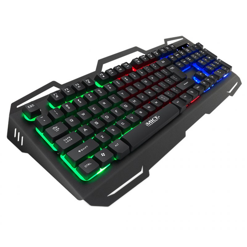 IMICE AK-400 Metal Suspension Backlit Keyboard for Wired Gaming Keyboard black