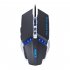 IMICE T80 7 key Usb Wired Mouse Breathing Light Adjustable Four DPI Speeds Gaming Mice Computer Accessories Silver gray