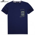 IMIXCITY Men s Short Sleeve Crewneck Casual T Shirt Letter Summer Tops Plus Size XL 6XL