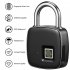 IP65 Waterproof Anti theft Fingerprint ID Smart Keyless Lock Door Case Bag Padlock