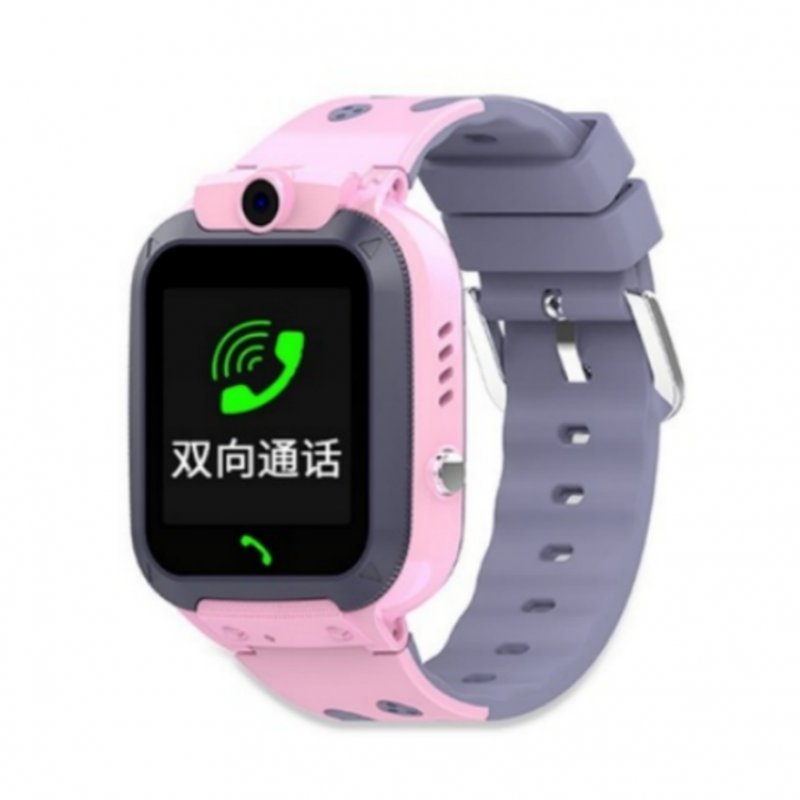 IP67 Waterproof Children Smart Watch Two-way Call Emergency Help Accurate Positioning English Version Children's Watch Pink