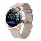 IP67 Waterproof Smart Watch Fitness Tracker Heart Rate Blood Pressure Monitor Tempered Mirror Pink 