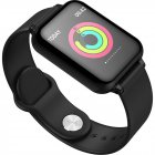 IP67 Waterproof Smartwatch Heart Rate Monitor Multiple Sport Model Fitness Tracker  black