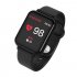 IP67 Waterproof Smartwatch Heart Rate Monitor Multiple Sport Model Fitness Tracker  black