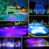 IP68 Waterproof RGB LED Underwater Lamp with Remote Control for Swimming Pool Pond Fountain Aquarium