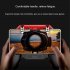 IPEGAP Gamepad Joystick Pubg Mobile Phone Cooling Fan Game Controller for IOS Android black