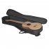 IRIN 26 Inch Ukulele Bag Soft Case Gig Waterproof Oxford Cloth Ukelele Guitar Backpack black