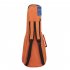 IRIN 26 Inch Ukulele Bag Soft Case Gig Waterproof Oxford Cloth Ukelele Guitar Backpack Orange