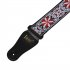 IRIN GS 0 Fashion Adjustable Embroidery Pattern Acoustic Electric Guitar Strap  GS 02 red flower