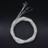 IRIN Udchenko Oud Lute Strings 10 11 12 Strings Set Transparent Nylon   Silver Plated Copper Alloy Wrapped Strings  0100