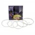 IRIN Udchenko Oud Lute Strings 10 11 12 Strings Set Transparent Nylon   Silver Plated Copper Alloy Wrapped Strings  0102