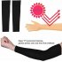 Ice Fabric Arm Sleeves Mangas Warmers Summer Sports UV Protection Running Cycling Driving Reflective Sunscreen Bands  Flat Mouth  Blue
