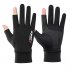 Ice Silk Non Slip Gloves Breathable Outdoor Sports Driving Riding Touch Screen Gloves Thin Anti UV Protection Full finger touch screen gray One size