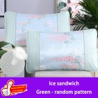 Ice Silk Pillowcase For Hair And Skin Printed Pillow Cases Bedding Cover For Living Room