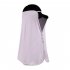 Ice Silk Sun Visor Face  Cover Sunscreen Shawl Face For Outdoor Activities Lavender Purple