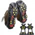 Icegrips Snow Traction Gear Slip on Snow and Ice Cleat Traction Prevent Slipping with 10 Replacement Steel Studs Yellow S