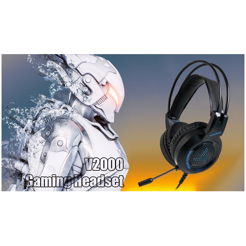 7.1 Surround Sound Gaming Headset With Microphone LED Colorful Game Headphones Bass Stereo for Xbox  