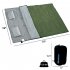 Idealhouse  2 Singles Sleeping Bags for Outdoor Camping  Holiday Deep green