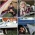 Idealhouse  2 Singles Sleeping Bags for Outdoor Camping  Holiday Deep green