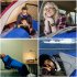 Idealhouse  2 Singles Sleeping Bags for Outdoor Camping  Holiday Blue
