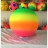 Idealhouse 9 Inches Great Rainbow Indoor Outdoor Backyards Fun Party Pools Beach Grass Land Sports Game Balls