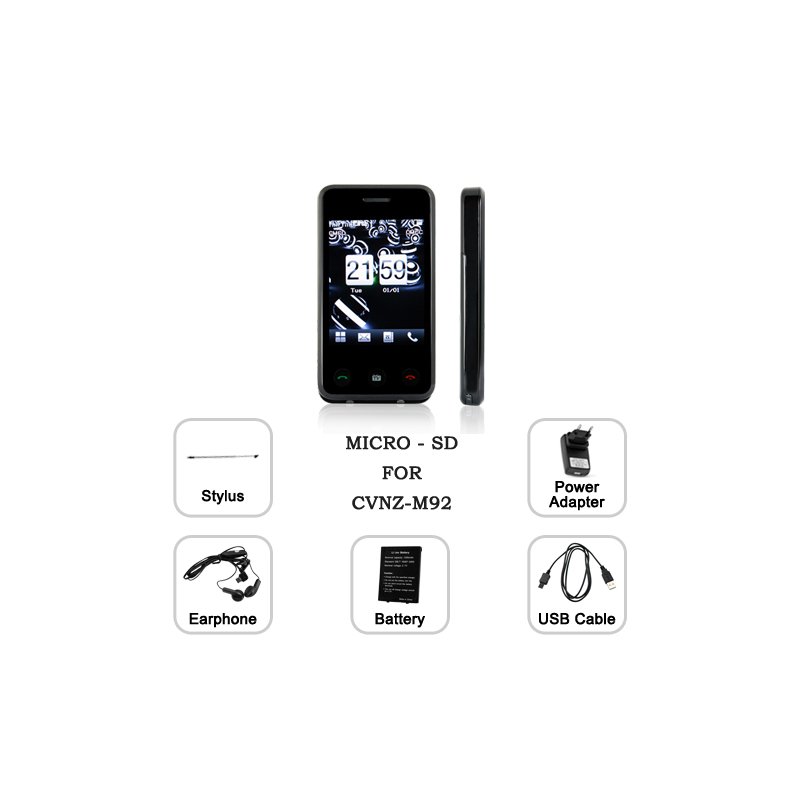 Accessories Pack for M92 - Beryllium Cellphone
