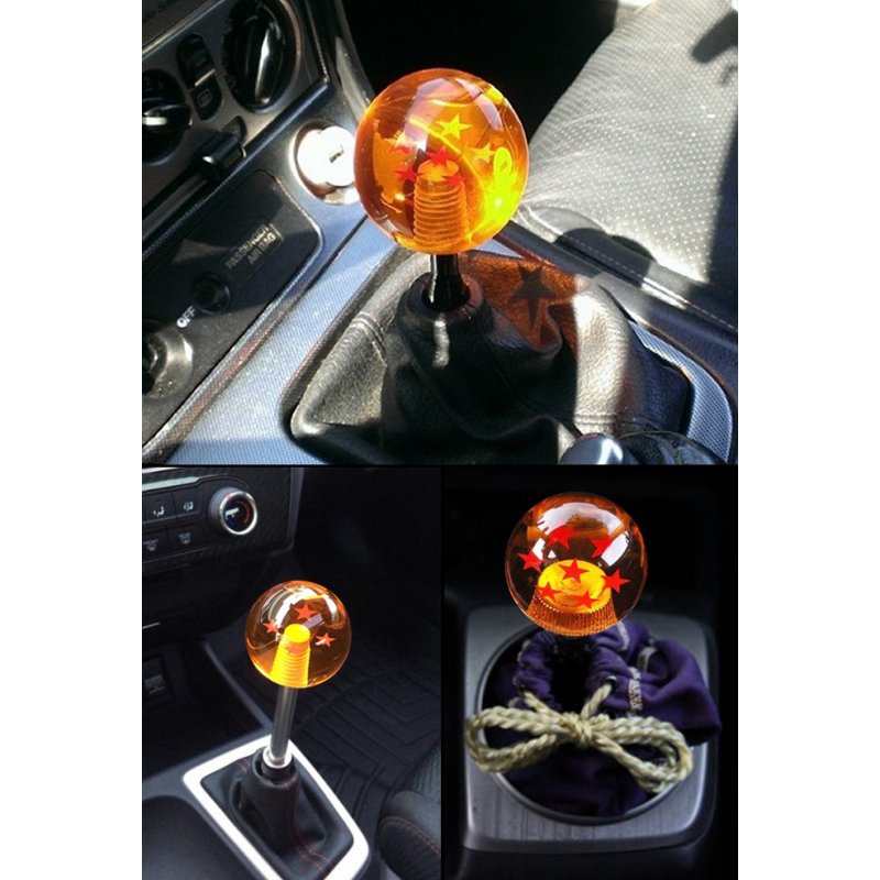 Creative Dragon Ball Universal Manual Gear Shift Knob Stick Acrylic Shifter Lever Head 
