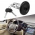 Ignition Switch Cylinder Lock Assembly 15298923 Replaces Ignition Start Switch Lock With Keys Compatible For 1500 black silver