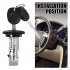 Ignition Switch Cylinder Lock Assembly 15298923 Replaces Ignition Start Switch Lock With Keys Compatible For 1500 black silver