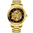 Men Retro Dragon Patter Luminous Watch