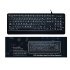Illuminate Large Print Backlit Wired Computer Keyboard  black