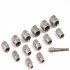 Impact Bolt   Nut Remover Set  14Pcs Bolt Extractor Tool Set With Hex Adapter Nut Remover  Chromium Molybdenum Steel Bolt Extractor Tool Set 14 piece nut remova