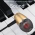 In ear Headset Wire controlled Smart Call Earphone with Microphone All metal Bass Music Headphones for Android V1 Blue