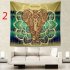 Indian Decor Mandala Tapestry Wall Hanging Hippie Throw Bohemian Dorm Bedspread Table Cloth Curtain 150   130cmBMYJ