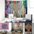 Indian Decor Mandala Tapestry Wall Hanging Hippie Throw Bohemian Dorm Bedspread Table Cloth Curtain 150   130cm0DAU